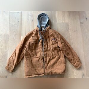 Dickies Duck Hooded Shirt Jacket - size large